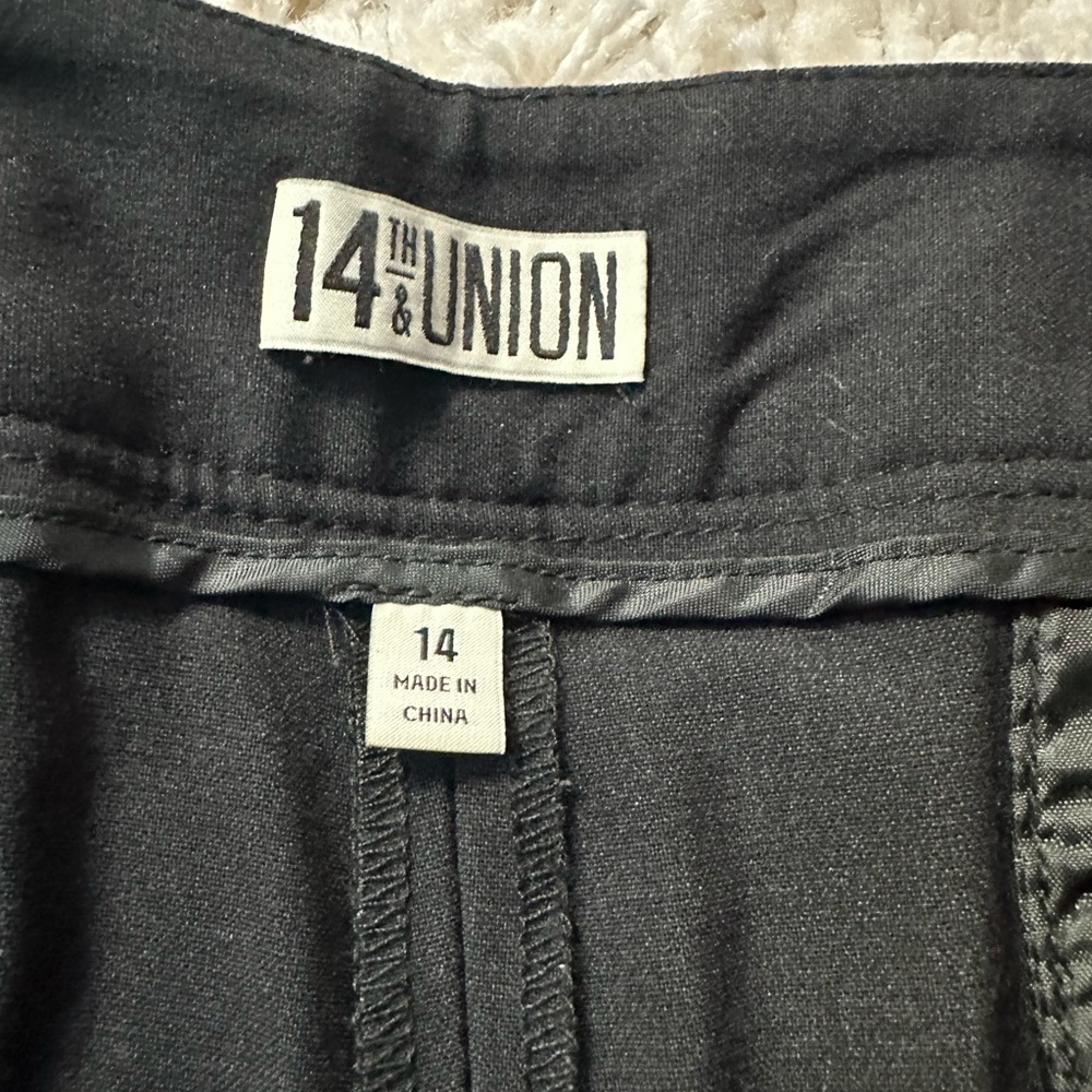 14th & Union stretchy comfy casual business dress pants slacks size 14 R. - Picture 3 of 4